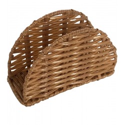 Porta Guardanapo 15cm Por 9cm em Fibra Sintetica Marrom